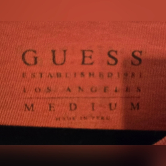 Guess Men’s “Sinful Club” Graphic Tee – Red – Size M - Picture 2 of 6